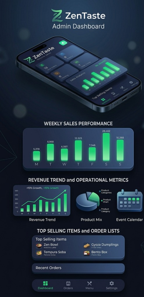 Data-Driven Admin Dashboard